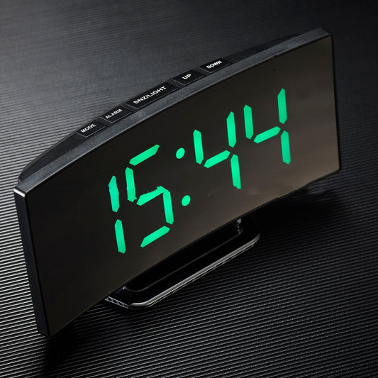 Creative Digital LED Mirror Bedside Electronic Alarm Clock