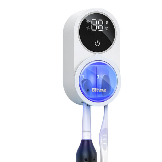 Smart UV Toothbrush Sanitizer & Organizer